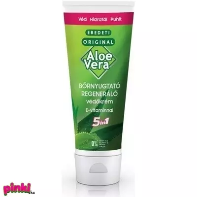 Eredeti Aloe Vera bőrnyugtató, regeneráló védőkrém E-vitaminnal 5 in 1 - 100 ml