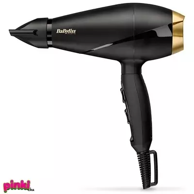 BaByliss Power Pro Hajszárító 2000W, AC motor, fekete és arany kivitel