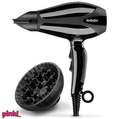 BaByliss Compact Pro 2400W, AC motor, ion funkció hajszárító