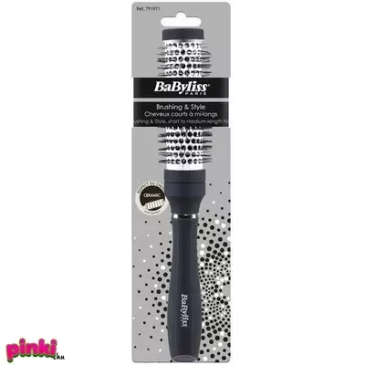 BaByliss Kerámiás termál körkefe 16 mm - rövid hajhoz (lila/fekete) (776142)