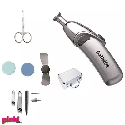 BaByliss Mani-pedikűr szett kofferben 10 kiegészítővel