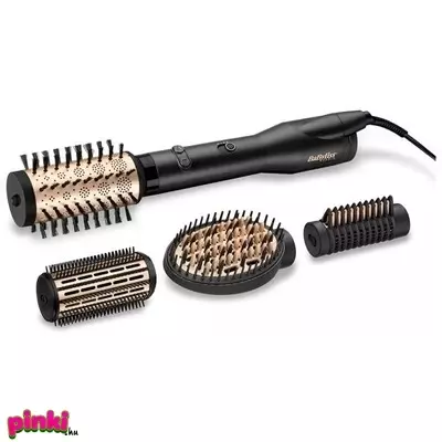 BaByliss Forgókefés hajformázó 650W, 4 kiegészítővel, fekete és arany kivitel