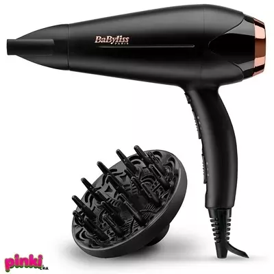 BaByliss Turbo Shine Ionos Hajszárító 2200W fekete-rose gold