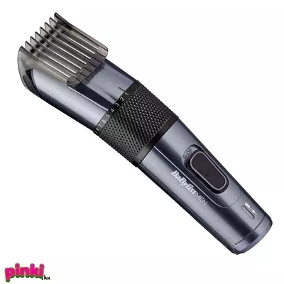 BaByliss Vezeték/vezeték nélküli hajvágó, titánium pengékkel, szürke-fekete kivitel