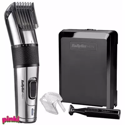 BaByliss Carbon Steel vezeték/vezeték nélküli hajvágó , ezüst-fekete kivitel