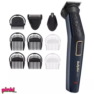 BaByliss 10 az 1-ben, arc és testszőrtelenítő készlet, szürke