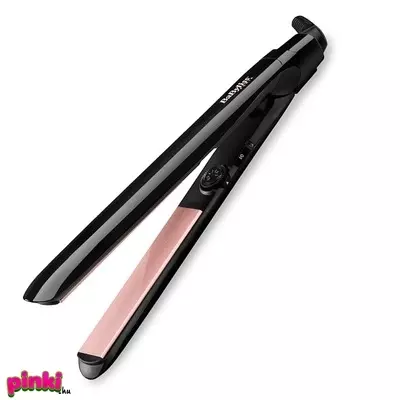 BaByliss Smooth Control kerámiás hajvasaló 24x120mm simítólappal, fekete kivitel