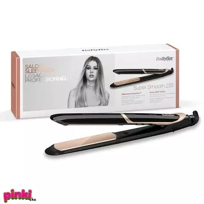 BaByliss Super Smooth 235 Titánium-kerámia lapos hajvasaló (24x120mm)