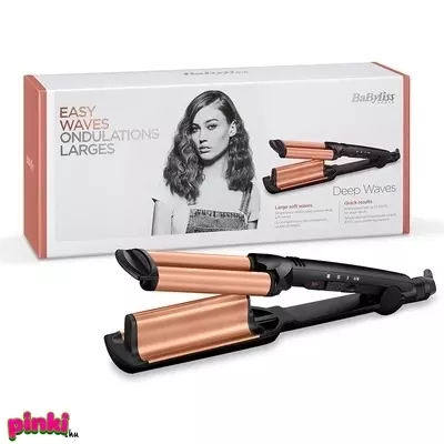 BaByliss Rose Gold Deep Waves tourmaline kerámia hullámvas