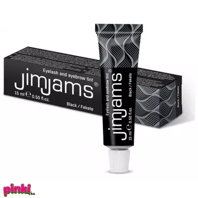 JimJams Beauty szempilla és szemöldökfesték FEKETE 15ml