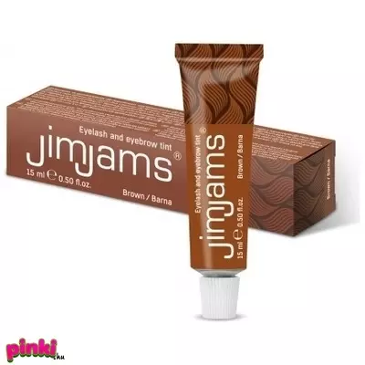 JimJams Beauty szempilla és szemöldökfesték BARNA 15ml