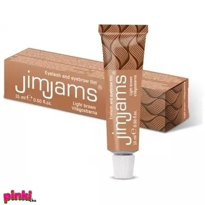 JimJams Beauty szempilla és szemöldökfesték VILÁGOSBARNA 15ml