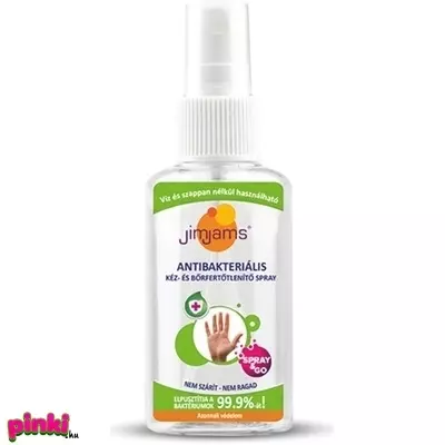 JimJams Antibakteriális kéz- és bőrfertőtlenítő spray 50ml