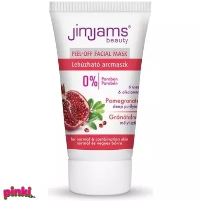 JimJams Beauty VITA REFRESH Gránátalmás lehúzható maszk 30 ml