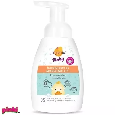 Jimjams Beauty Baby Babafürdető És Samponhab 3In1 250Ml