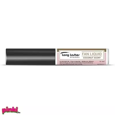 Long Lashes Fan Liquid szempilla építéshez - Kókusz illatú