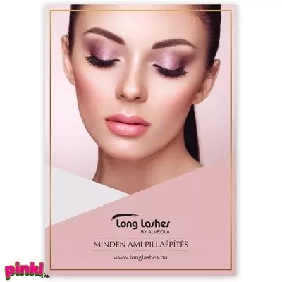 Long Lashes Plakát Minden ami pillaépítés