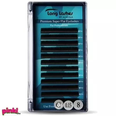 Long Lashes Premium Super Flat Műszempilla C / 0,15 - 8mm