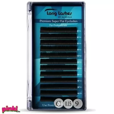 Long Lashes Premium Super Flat Műszempilla C / 0,15 - 9mm