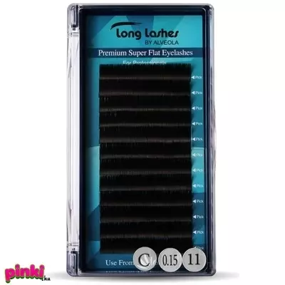 Long Lashes Premium Super Flat Műszempilla C / 0,15 - 11mm