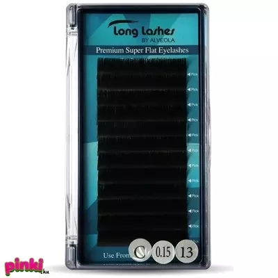 Long Lashes Premium Super Flat Műszempilla C / 0,15 - 13mm