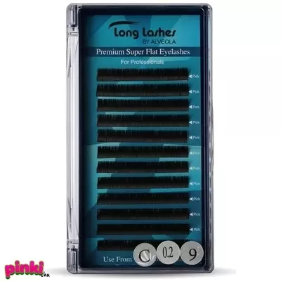 Long Lashes Premium Super Flat Műszempilla C / 0,2 - 9mm
