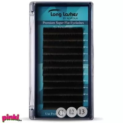 Long Lashes Premium Super Flat Műszempilla C / 0,2 - 13mm