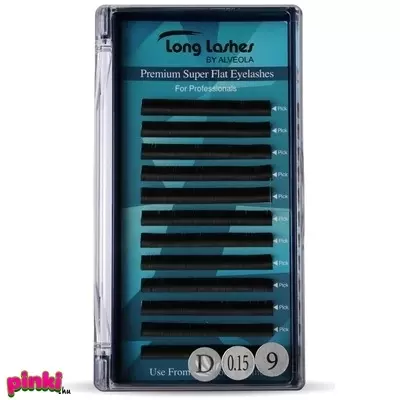 Long Lashes Premium Super Flat Műszempilla D / 0,15 - 9mm