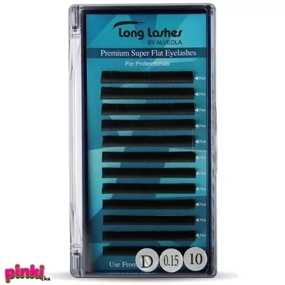 Long Lashes Premium Super Flat Műszempilla D / 0,15 - 10mm
