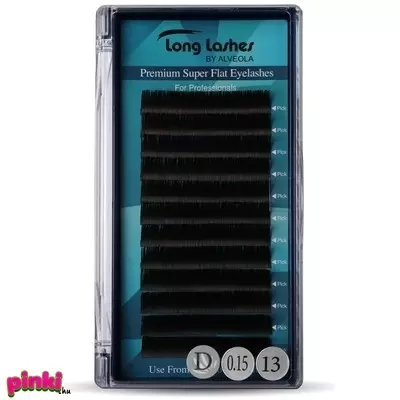 Long Lashes Premium Super Flat Műszempilla D / 0,15 - 13mm