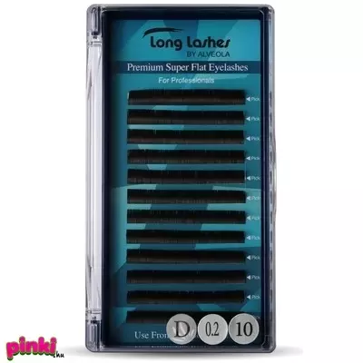 Long Lashes Premium Super Flat Műszempilla D / 0,2 - 10mm