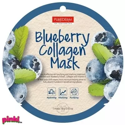 PureDerm Kékáfonya maszk circle