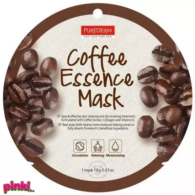 PureDerm Kávé maszk circle
