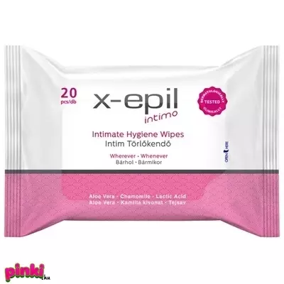X-Epil Intimo Intim törlőkendő 20db