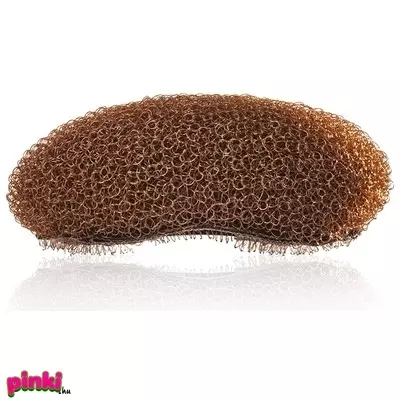 Hair Care kontyalátét hajcsipesszel barna