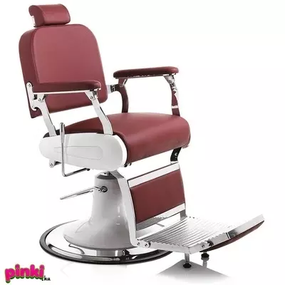 Hair Jaguar burgundi vörös Barber szék
