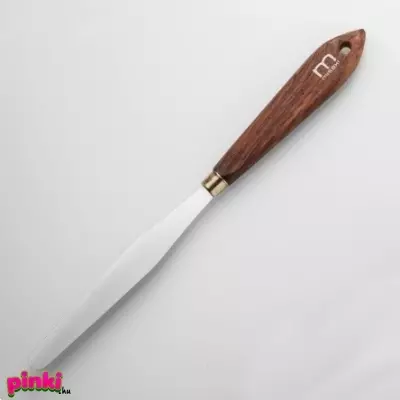 Rozsdamentes keskeny acél spatula 22,5cm