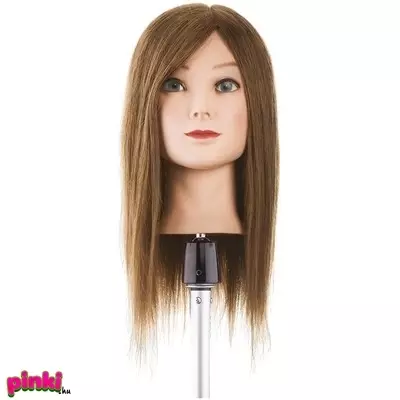Hair Care babafej közepes, valódi hajjal – 40 cm