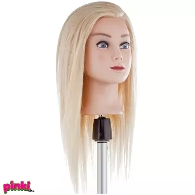 Babafej hosszú, valódi hajjal - 45cm